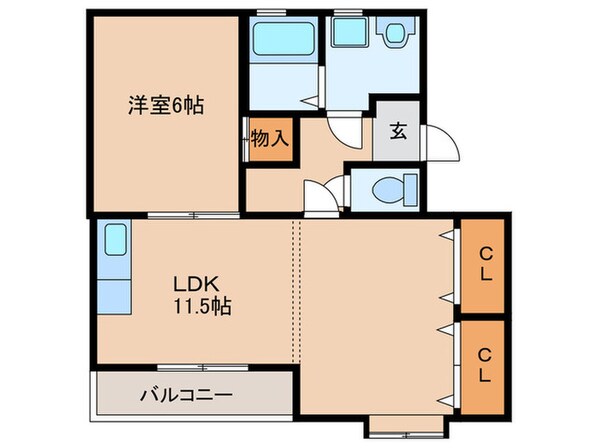 ﾌﾟﾘﾐｴｰﾙ　勝川の物件間取画像